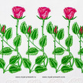 Garden Roses border - 3 sizes