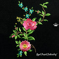 Garden roses flower Machine Embroidery Design - 3 sizes