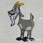 Whimsical Goat - 3 sizes