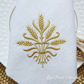 Machine Embroidery Design Gold spikelets