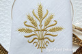 Machine Embroidery Design Gold spikelets