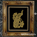 Golden Peacock - 3 sizes