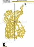 Golden Peacock - 3 sizes