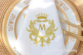 Graceful monogram frame Machine Embroidery Design - 2 sizes
