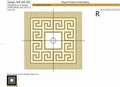 Greek ornament square shape - 2 sizes
