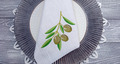 Mediterranean Green Olives Machine Embroidery Design - 2 sizes