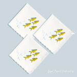 Group of yellow fish - 2 sizes