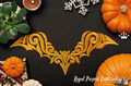 Ornamental Halloween bat - 5 sizes