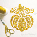 Ornate pumpkin - 3 sizes