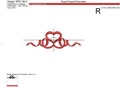 Machine Embroidery Design Heart from ribbon Valentine's day