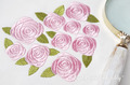 Heart of pink roses Machine Embroidery Design - 3 sizes
