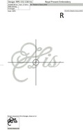 Machine Embroidery Design His - 2 sizes