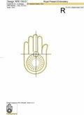 Machine Embroidery Design Jainism - 3 sizes