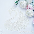 Lace Beautiful Swan Machine Embroidery Design - 2 sizes