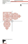 Machine Embroidery Design Lace Corner- 3 sizes