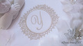 Lace Monogram Blank