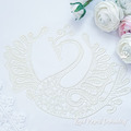 Lace Swan Machine Embroidery Design - 2 sizes