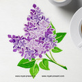 Lilac bloom Machine Embroidery Design - 2 sizes