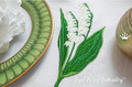 Spring Lilies of the valley Machine Embroidery Design - 6 sizes