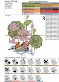 Lotus pond and mandarin duck Machine Embroidery Design - 3 sizes