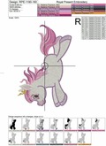Magic Pony Machine Embroidery Design - 7 sizes