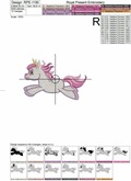 Magic Pony Machine Embroidery Design - 7 sizes