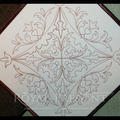 Machine Embroidery Design Marquetry ornamental pattern - 3 sizes