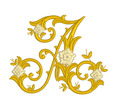 Monogram A Machine Embroidery Design