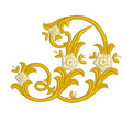 Machine Embroidery Design - Monogram D