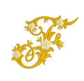 Machine Embroidery Design - Monogram F