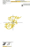 Machine Embroidery Design - Monogram F