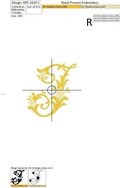 Machine Embroidery Design - Monogram J