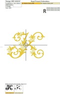 Machine Embroidery Design - Monogram K