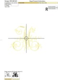 Machine Embroidery Design Monogram M
