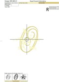 Graceful Monogram O with Roses
