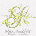 Machine Embroidery Design Monogram S