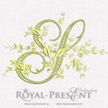 Machine Embroidery Design Monogram S