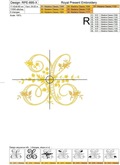 Machine Embroidery Design - Monogram X