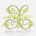 Machine Embroidery Design - Monogram X