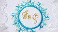 Machine Embroidery Design Moroccan monogram frame
