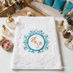 Moroccan Monogram Frame Machine Embroidery Design