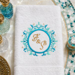 Moroccan Monogram Frame Machine Embroidery Design