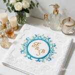 Moroccan Monogram Frame Machine Embroidery Design