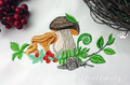 Mushrooms Machine Embroidery Design