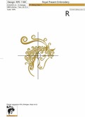 Machine Embroidery Design Ornate Horse head - 2 sizes