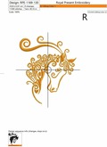Machine Embroidery Design Ornate Horse head - 2 sizes