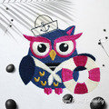 Sailor Owl with lifeline Machine Embroidery Design - 4 sizes