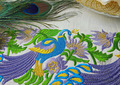 Peacock border