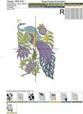 Peacock border