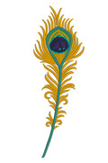 Peacock feather - 2 sizes